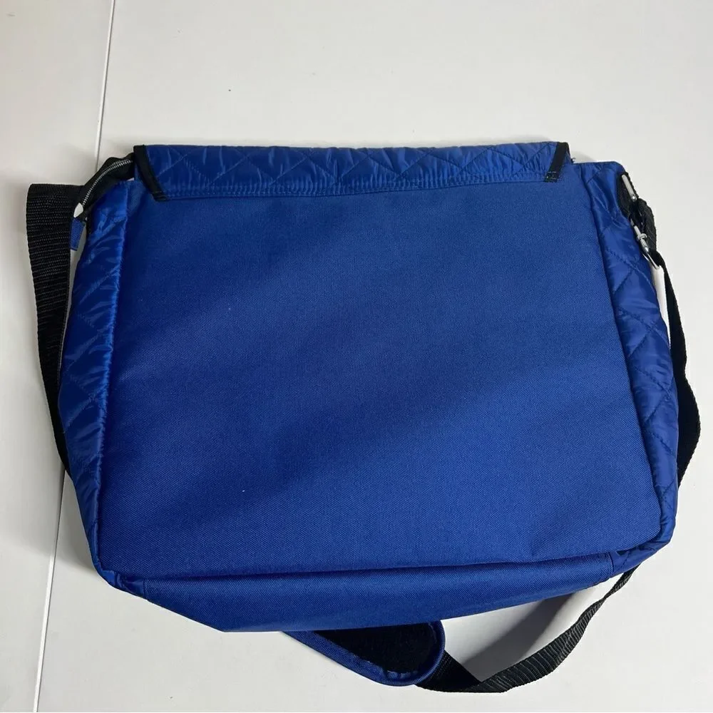 Justice Quilted Patch Messenger Bag Blue Initial Y NWOT Blue